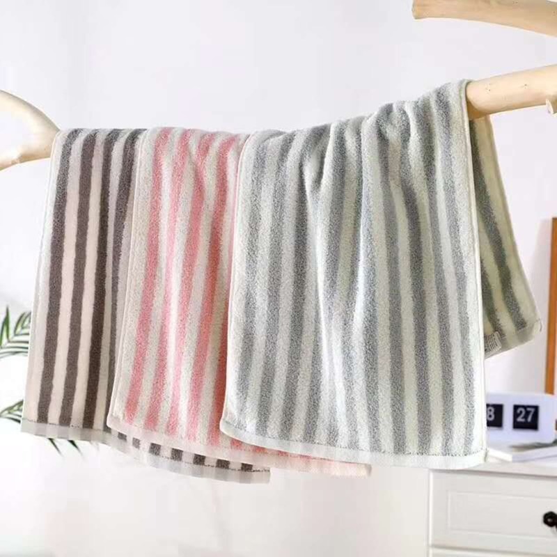 

1pc Stripe Pattern Towel, Multicolor