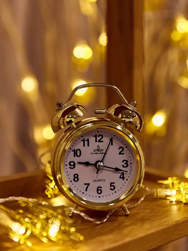 1pc Metal Alarm Clock Shein Eur 1pc Metal Alarm Clock Shein Eur, Metal Alarm Clock