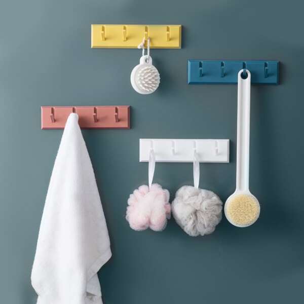 

Однотонный настенный крюк 1шт, Многоцветный