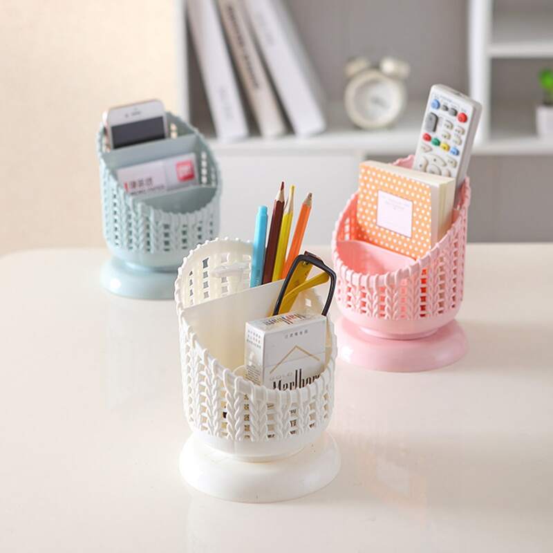 

1pc Desktop Hollow Storage Basket, Multicolor