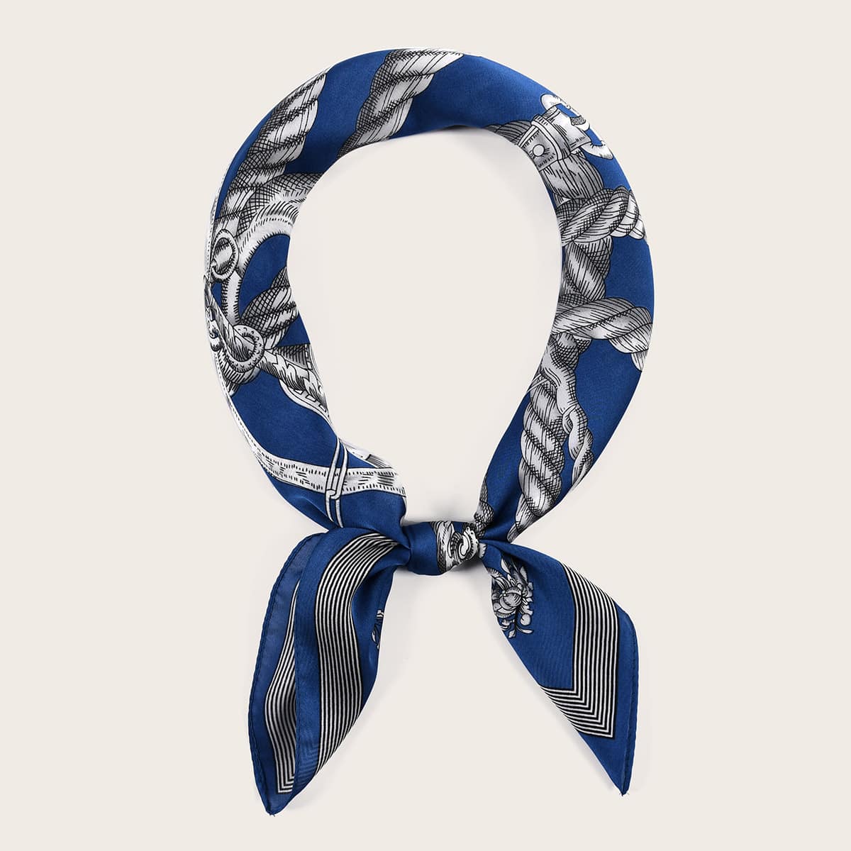 

Rope Pattern Bandana, Blue
