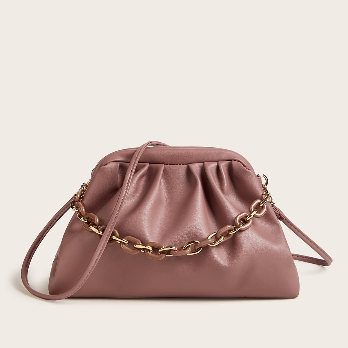 

Minimalist Satchel Bag, Pink