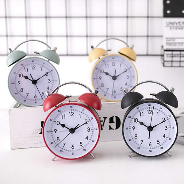 

1pc Round Alarm Clock