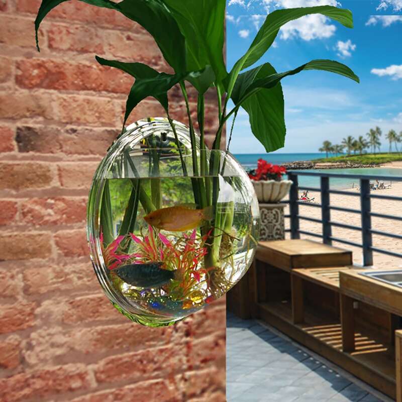 

Wall-mounted Decor Tank, White