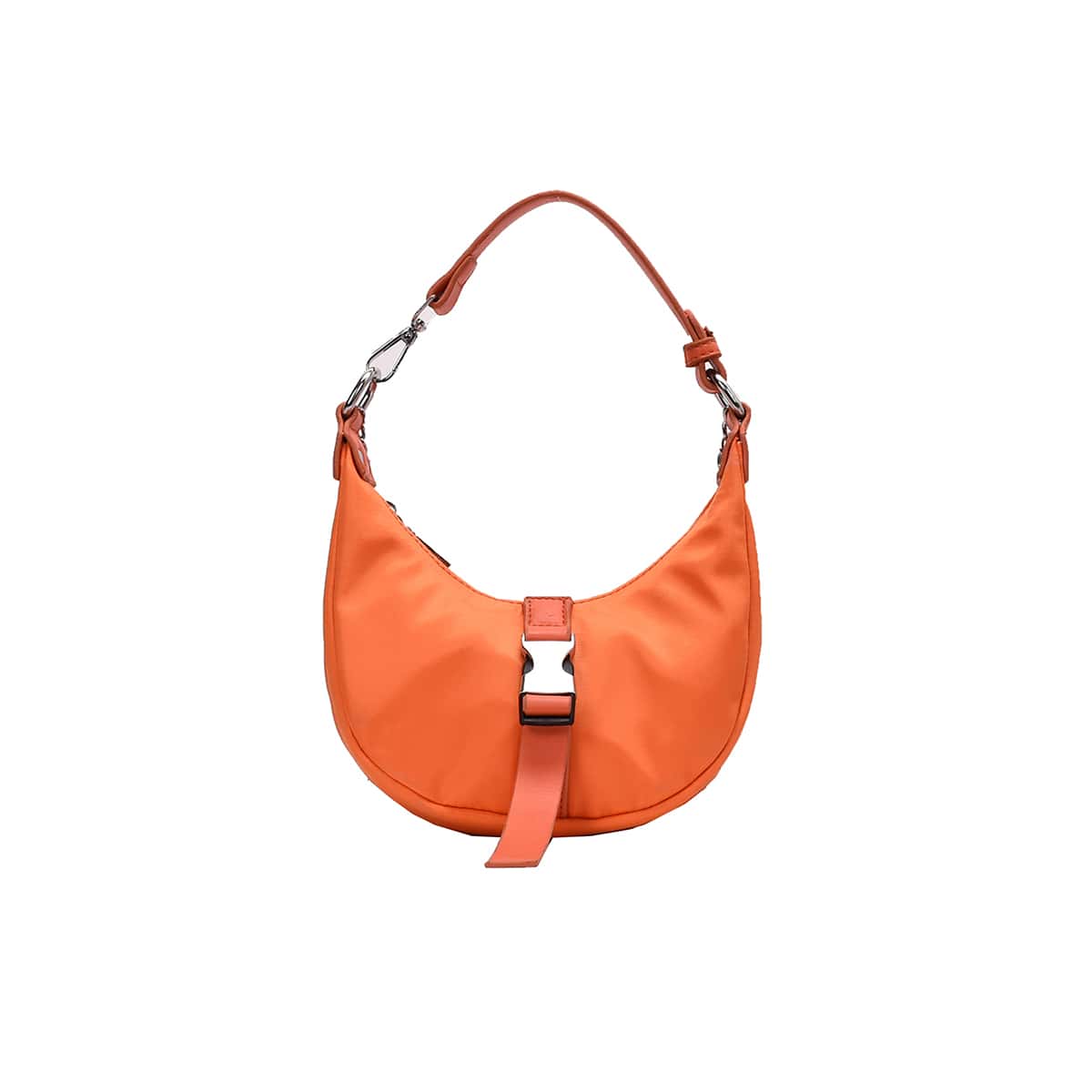 

Buckle Decor Shoulder Bag, Orange