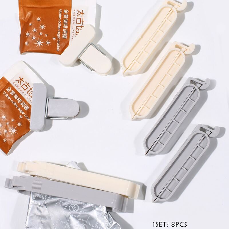 

8pcs Solid Sealing clip, Multicolor