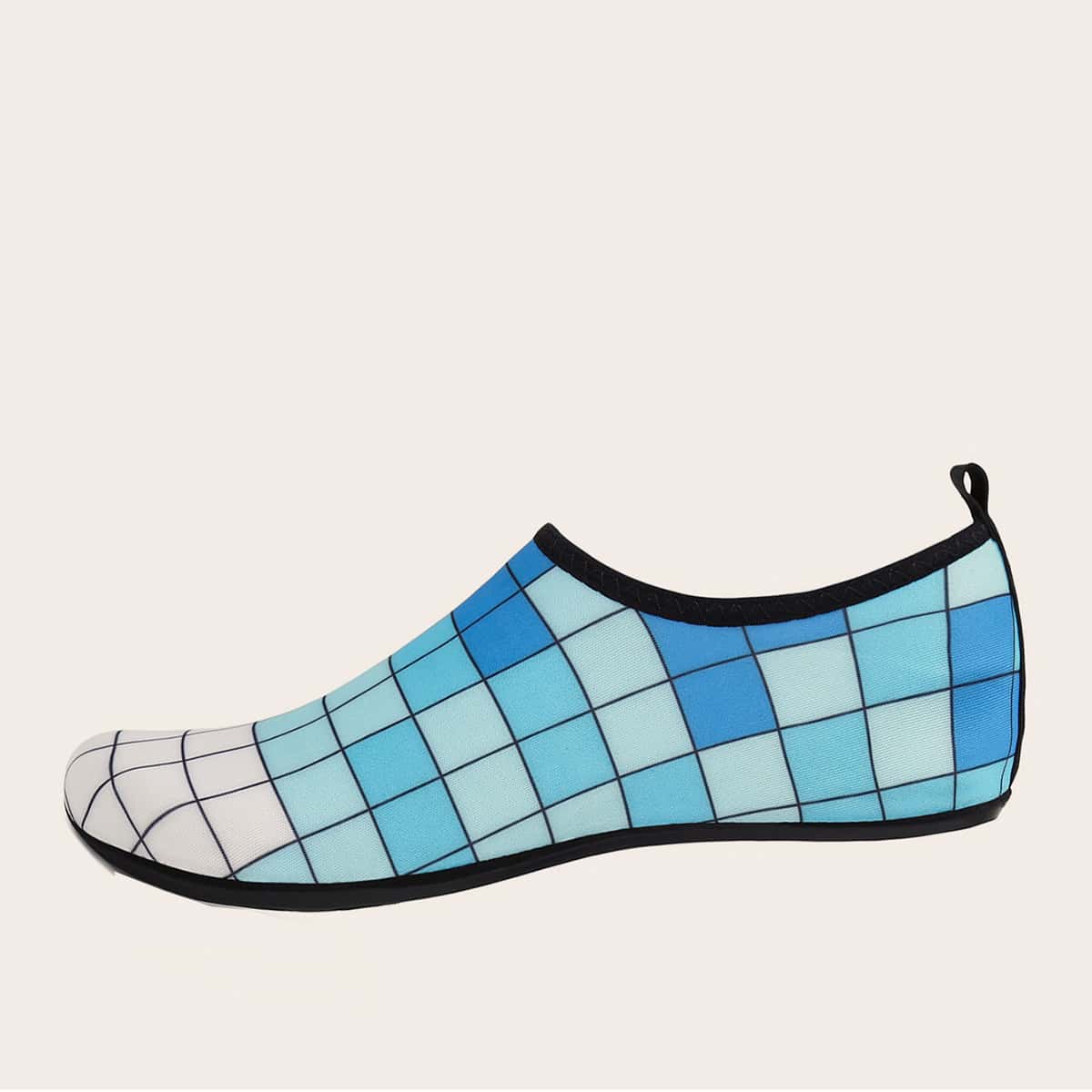 

Guys Geometric Pattern Slip On Water Shoes, Blue