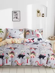 dinosaur print bedding