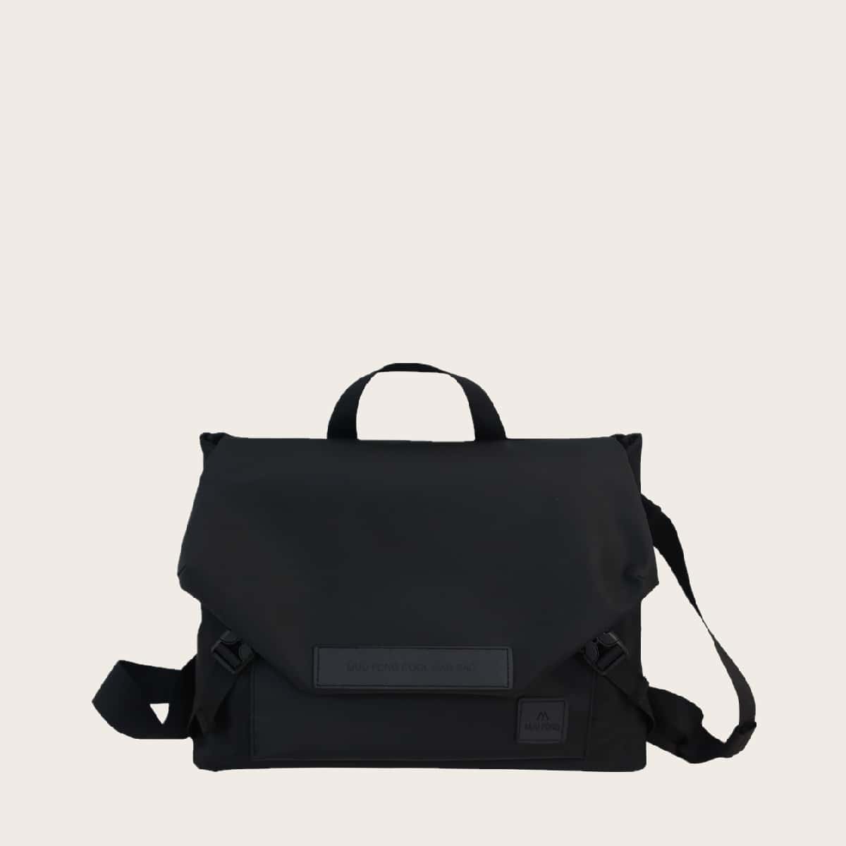 

Guys Flap Crossbody Bag, Black