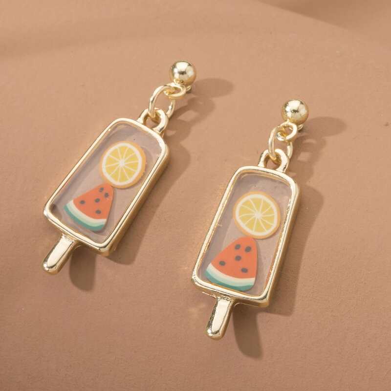 

Ice Cream Charm Drop Earrings, Multicolor