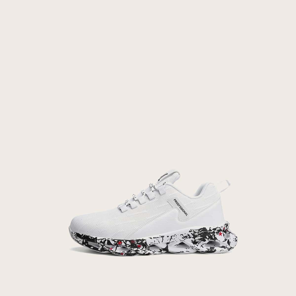 

Guys Lace-up Front Wide Fit Sneakers, White