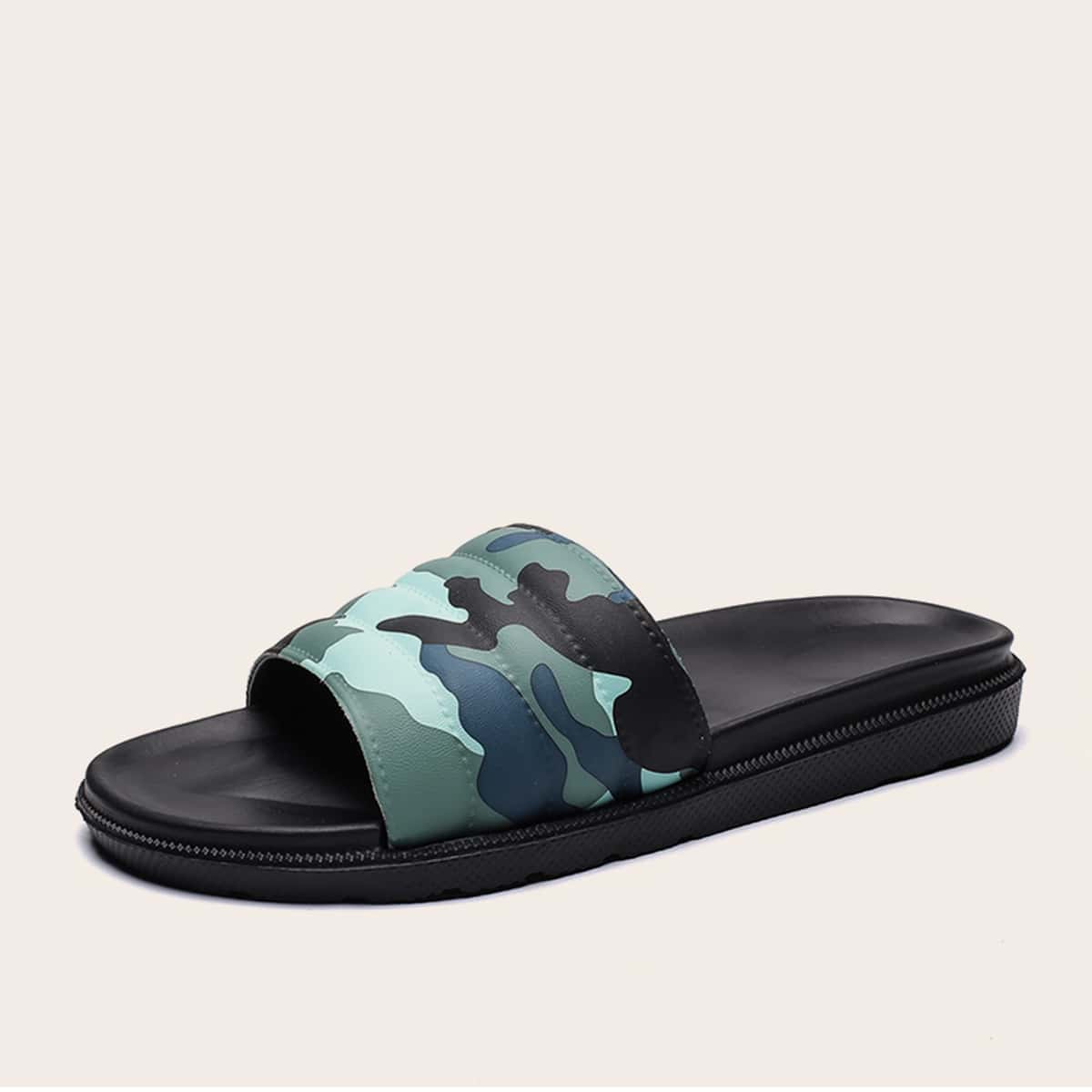 

Guys Camouflage Print Sliders, Multicolor