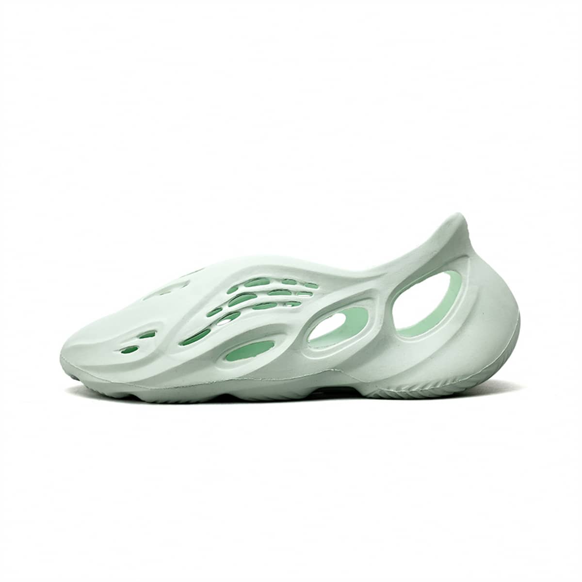 

Guys Slip On cut-out Sandals, White
