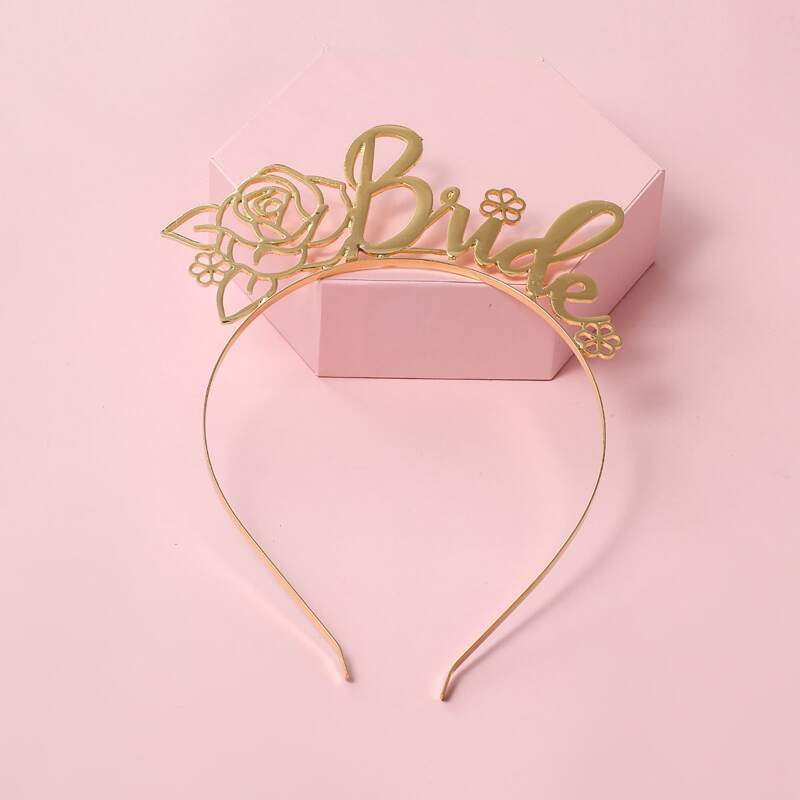 

Rose Decor Hair Hoop, Gold