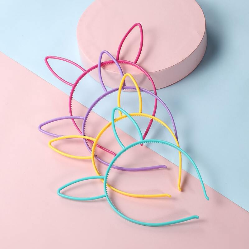 

Cat Ear Decor Hair Hoop, Multicolor