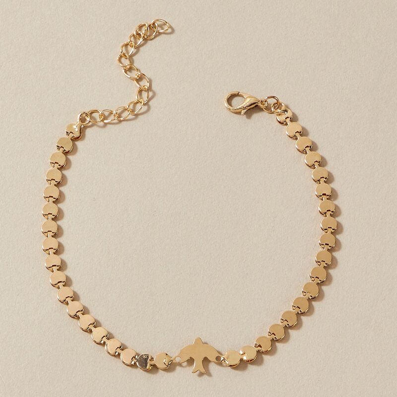 

Bird Decor Bracelet, Gold
