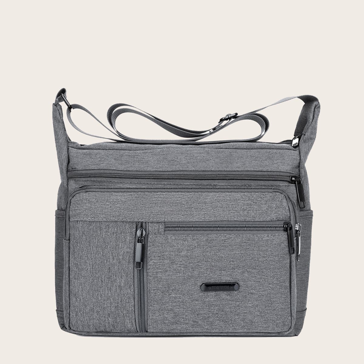 

Guys Minimalist Crossbody Bag, Grey