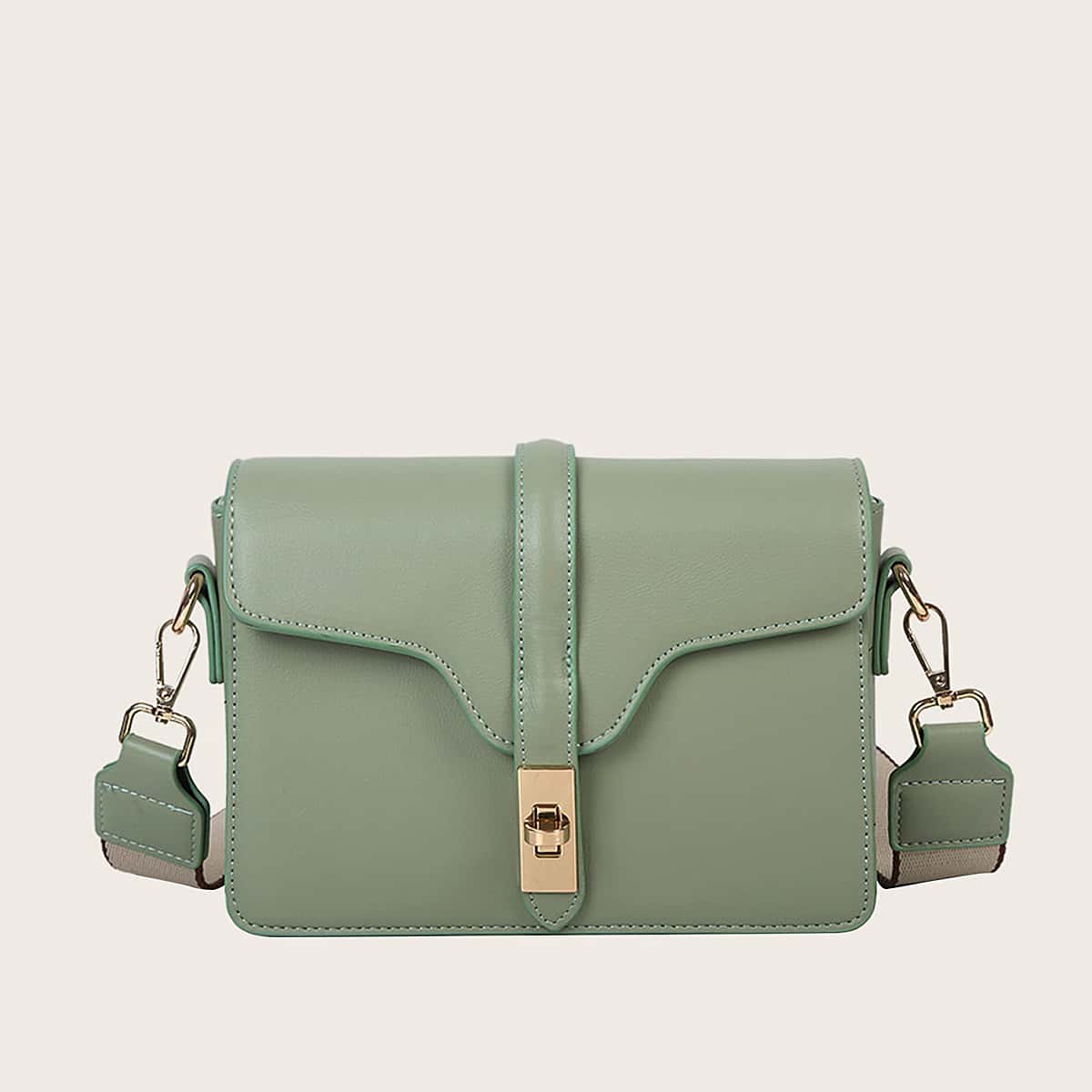 

Flap Crossbody Bag, Green