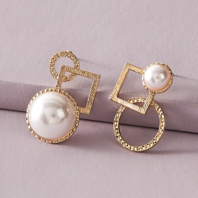 

Mismatched Stud Earrings, Gold