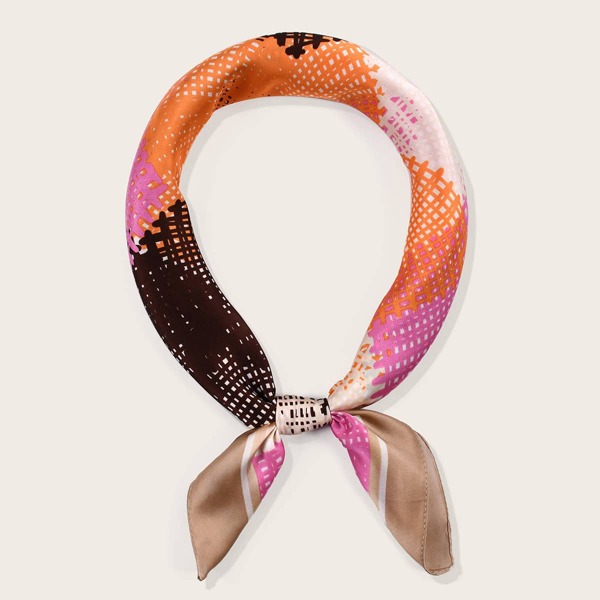 

Plaid Pattern Bandana, Multicolor