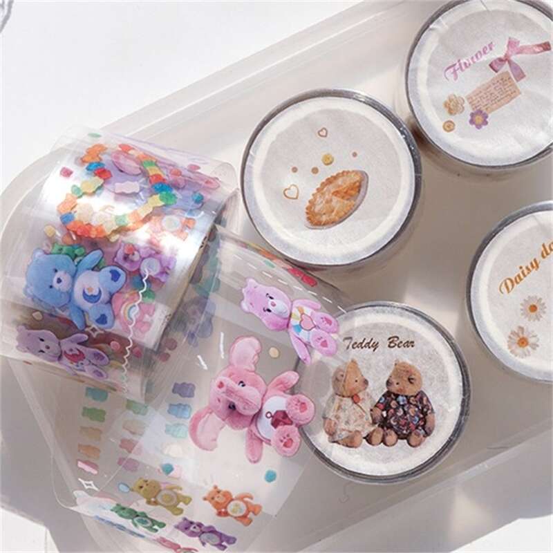 

1pc Cartoon Random Decoration Tape, Multicolor