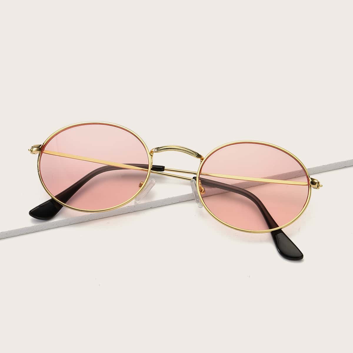 

Metal Frame Sunglasses, Pink