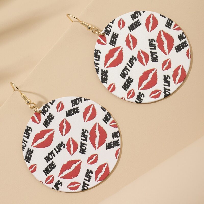 

Figure Graphic Drop Earrings, Multicolor