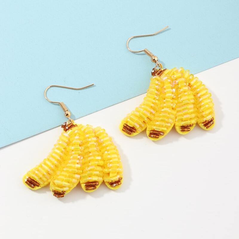 

Banana Drop Earrings, Yellow