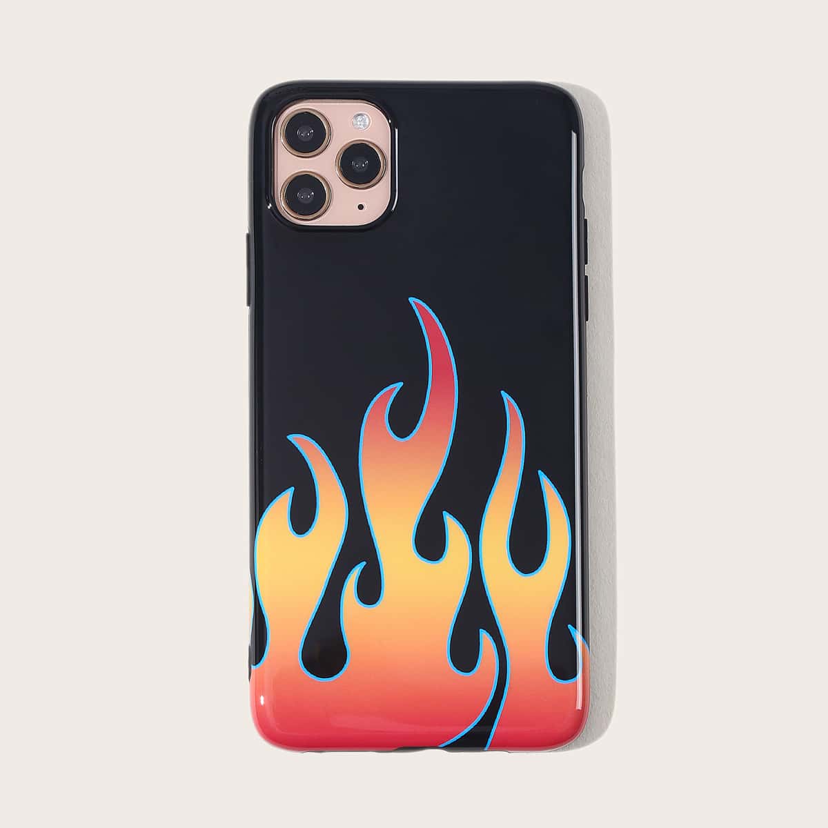

Flame Print iPhone Case, Multicolor