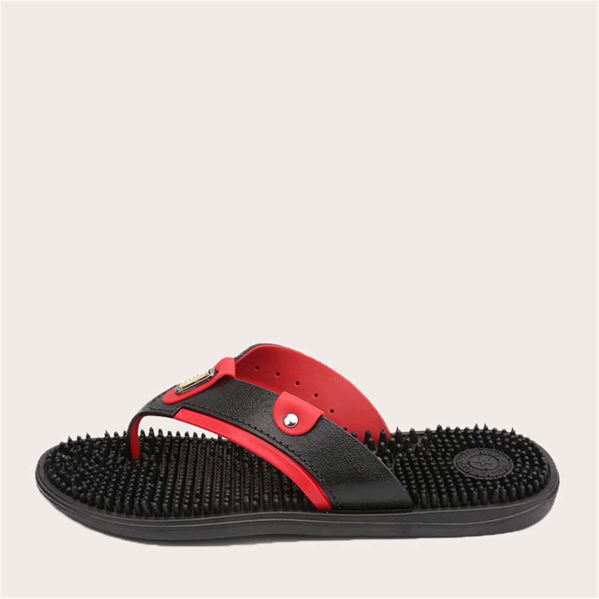 

Guys Massage Flip Flops, Black