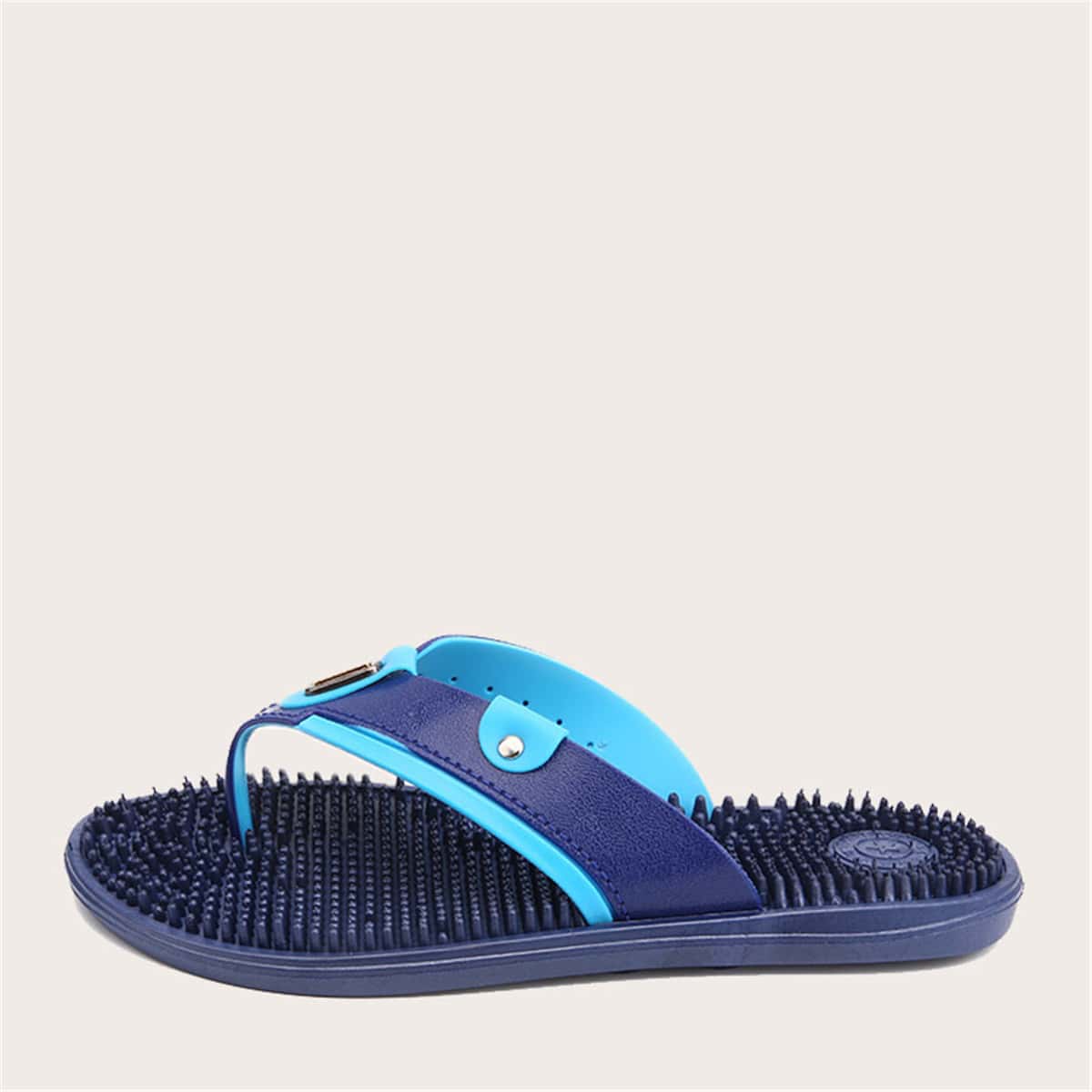 

Guys Massage Flip Flops, Blue