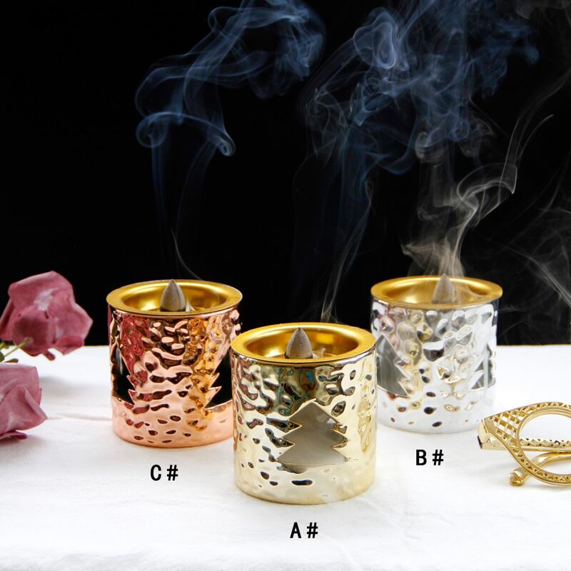 

1pc Incense Burner Without Lid, Multicolor