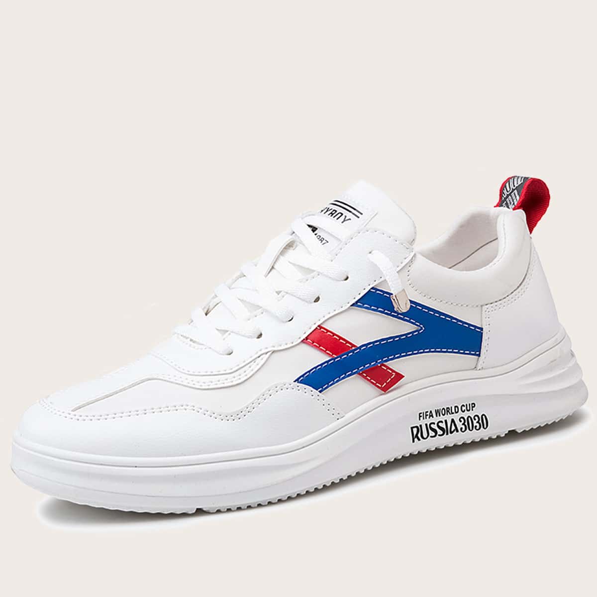 

Guys Lace-up Front Wide Fit Sneakers, White