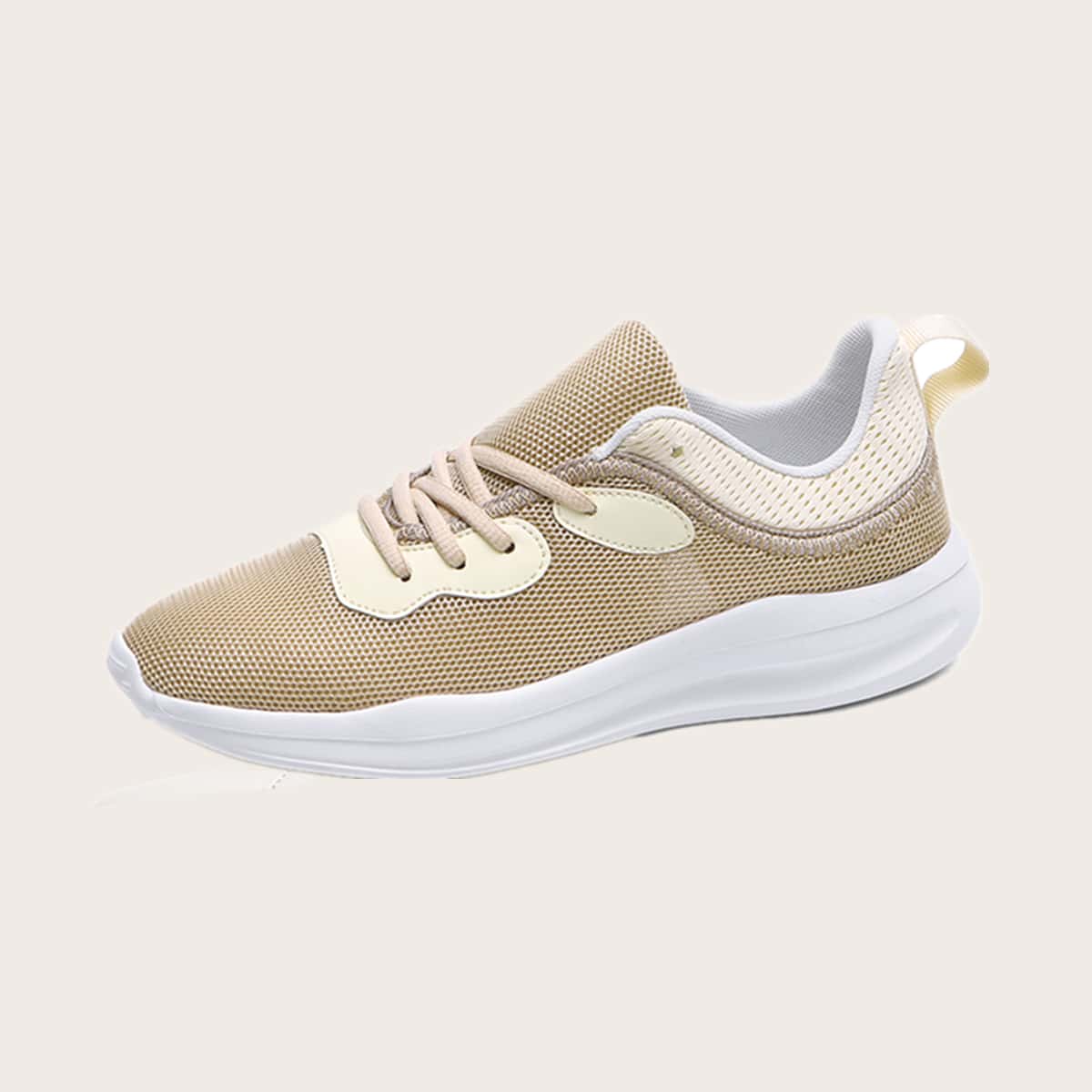

Guys Lace-up Front Low Top Sneakers, Khaki