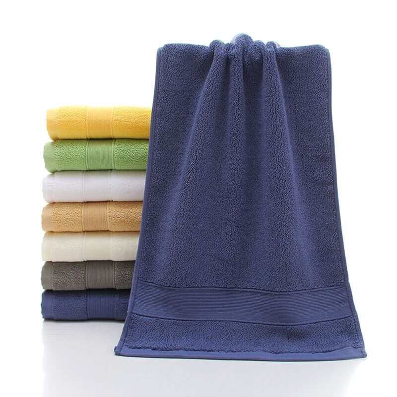 

1pc Solid Face Towel, Multicolor