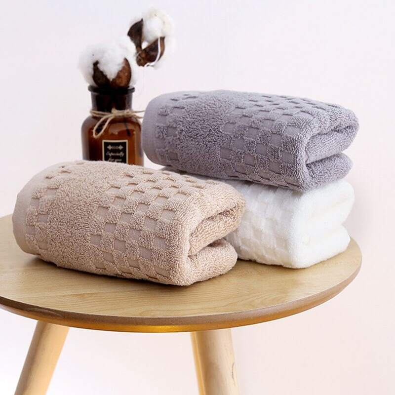 

1pc Solid Face Towel, Multicolor