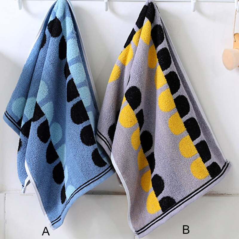 

1pc Color-block Face Towel, Multicolor