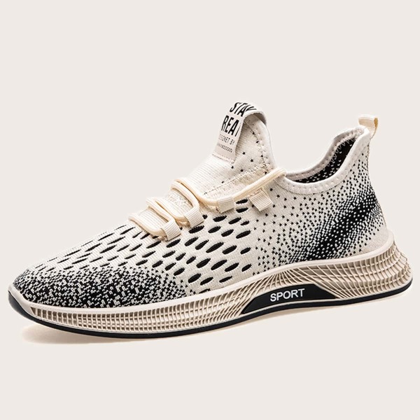 

Men Lace-up Front Low Top Sneakers, Khaki