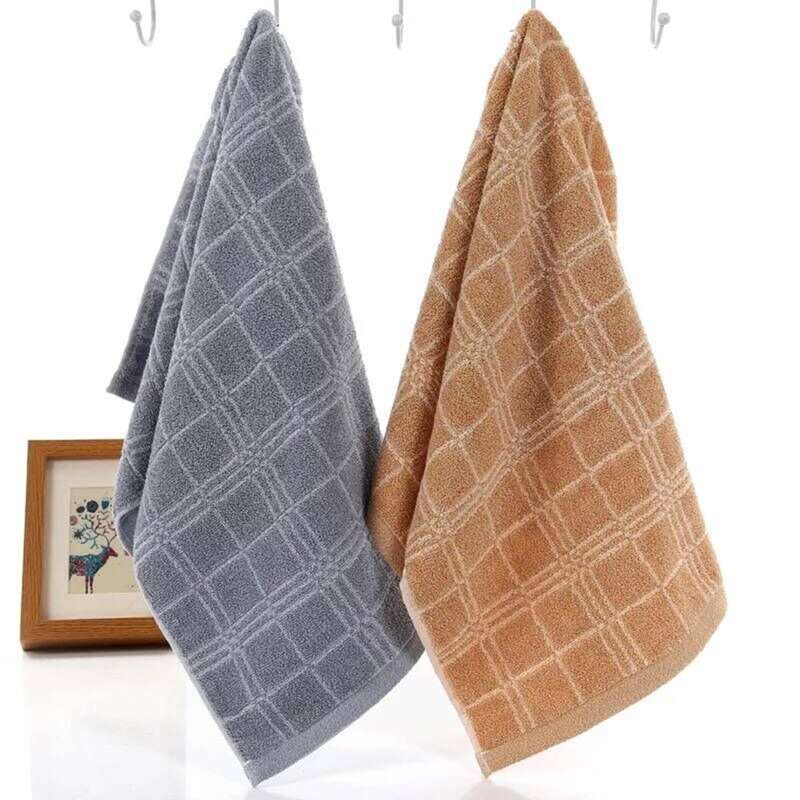 

1pc Plaid Face Towel, Multicolor