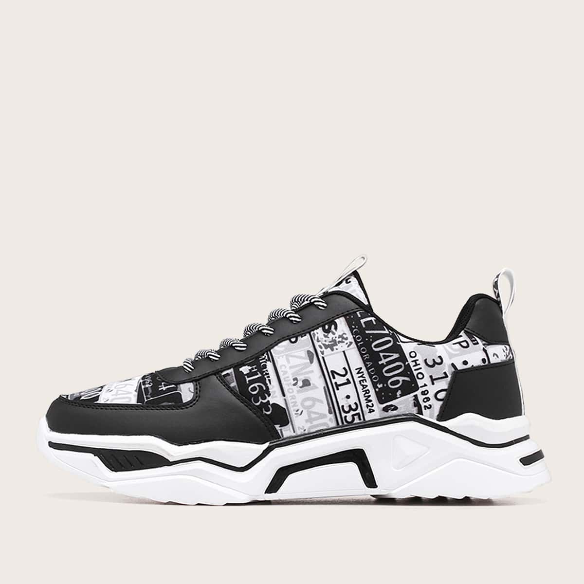 

Guys Lace-up Front Wide Fit Sneakers, Black