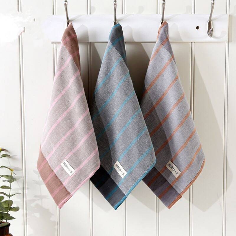 

1pc Stripe Pattern Hand Towel, Multicolor
