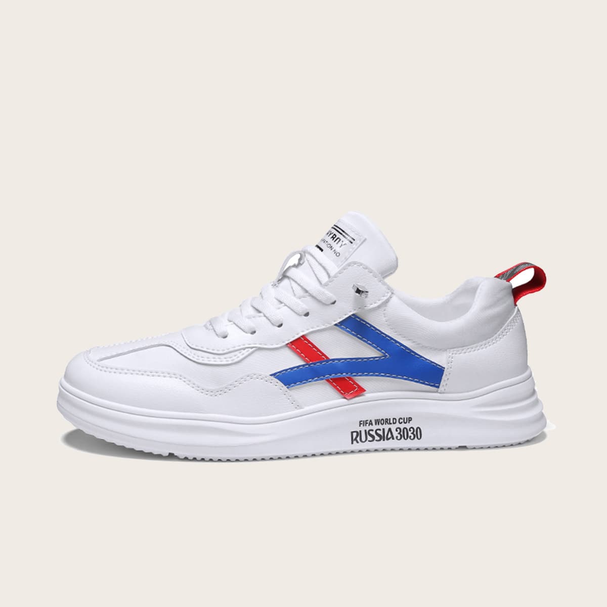 

Guys Lace-up Front Wide Fit Sneakers, White