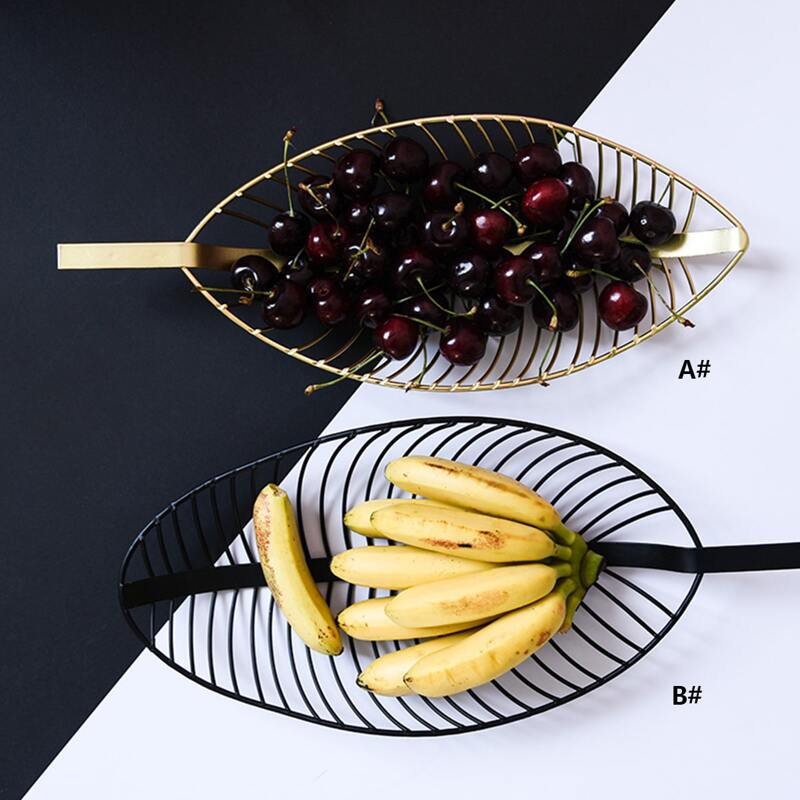 

1pc Leaf Shaped Fruit Basket, Multicolor