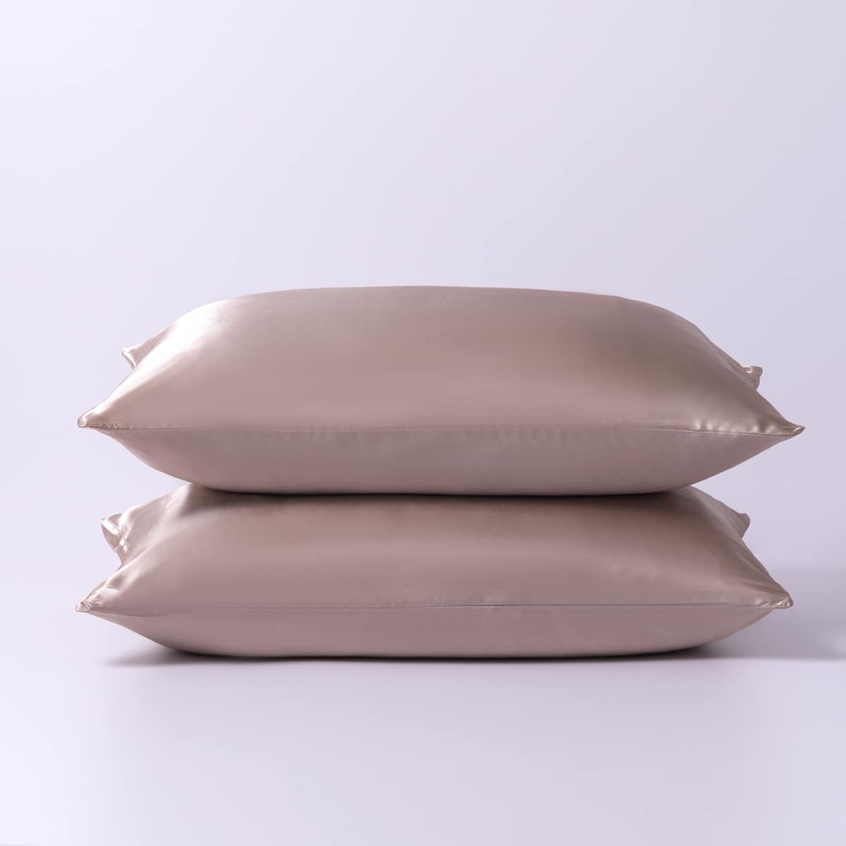 

2pcs Solid Pillowcase, Camel