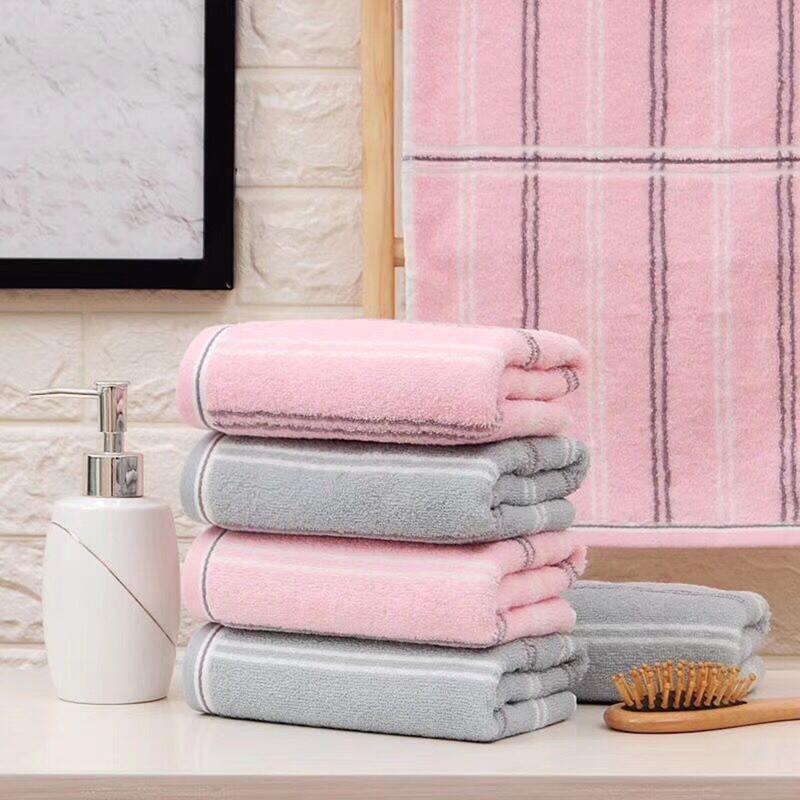 

1pc Stripe Pattern Towel, Multicolor
