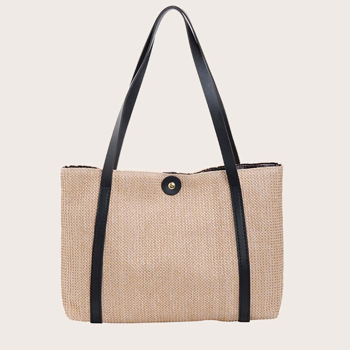 

Large Capacity Tote Bag, Khaki