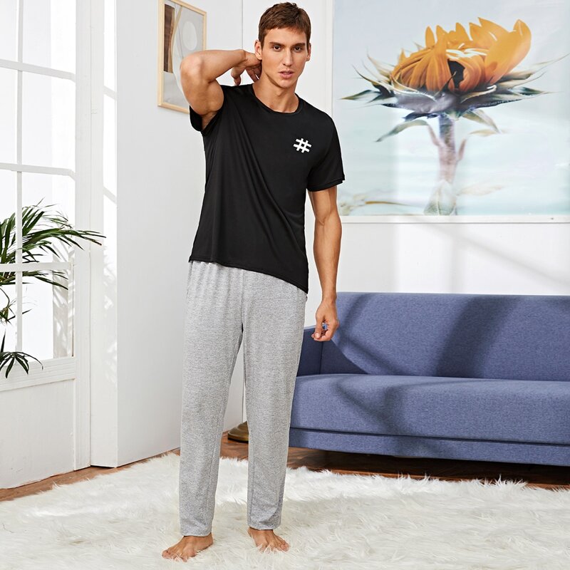 

Guys Graphic PJ Set, Multicolor
