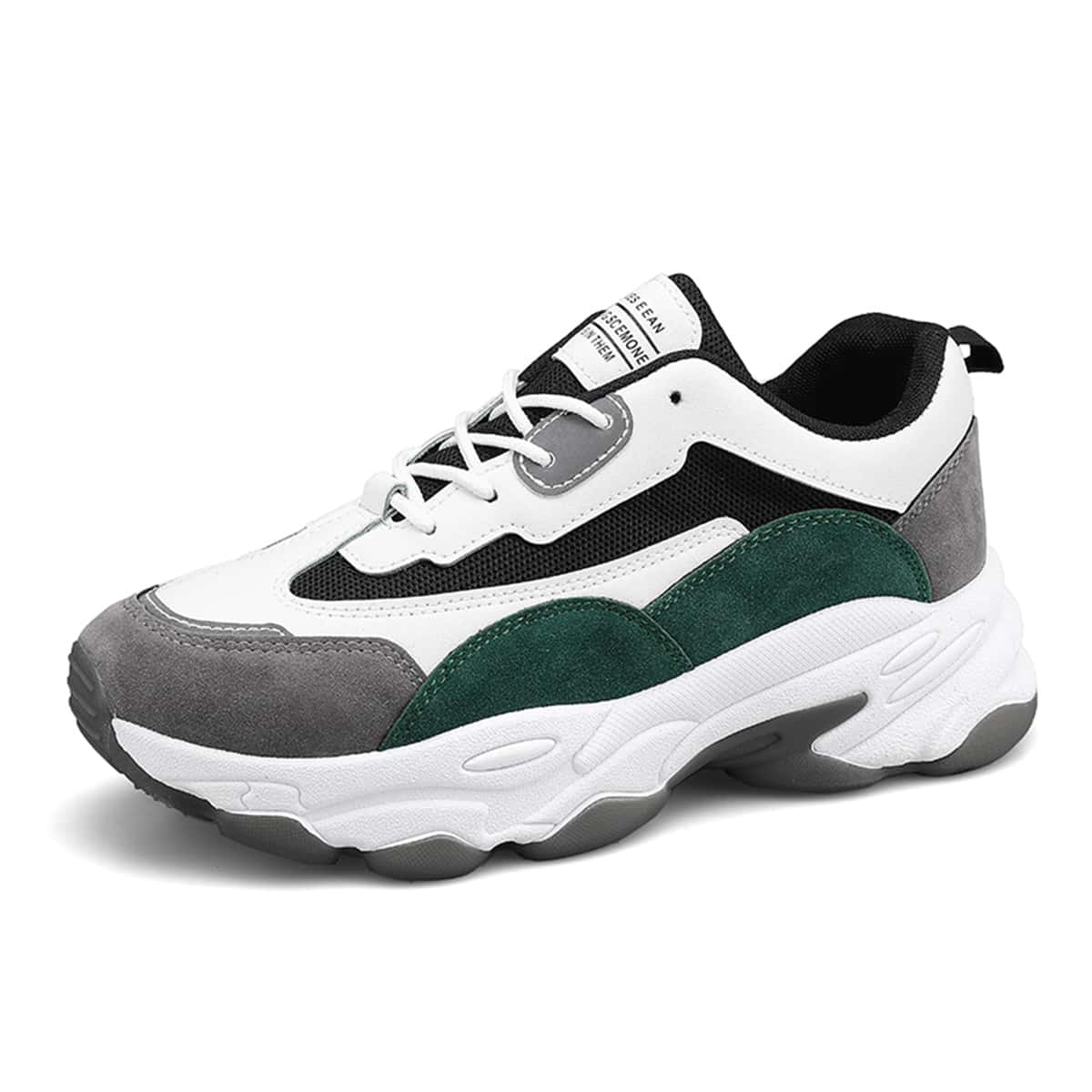 

Guys Colorblock Wide Fit Chunky Sneakers, Multicolor