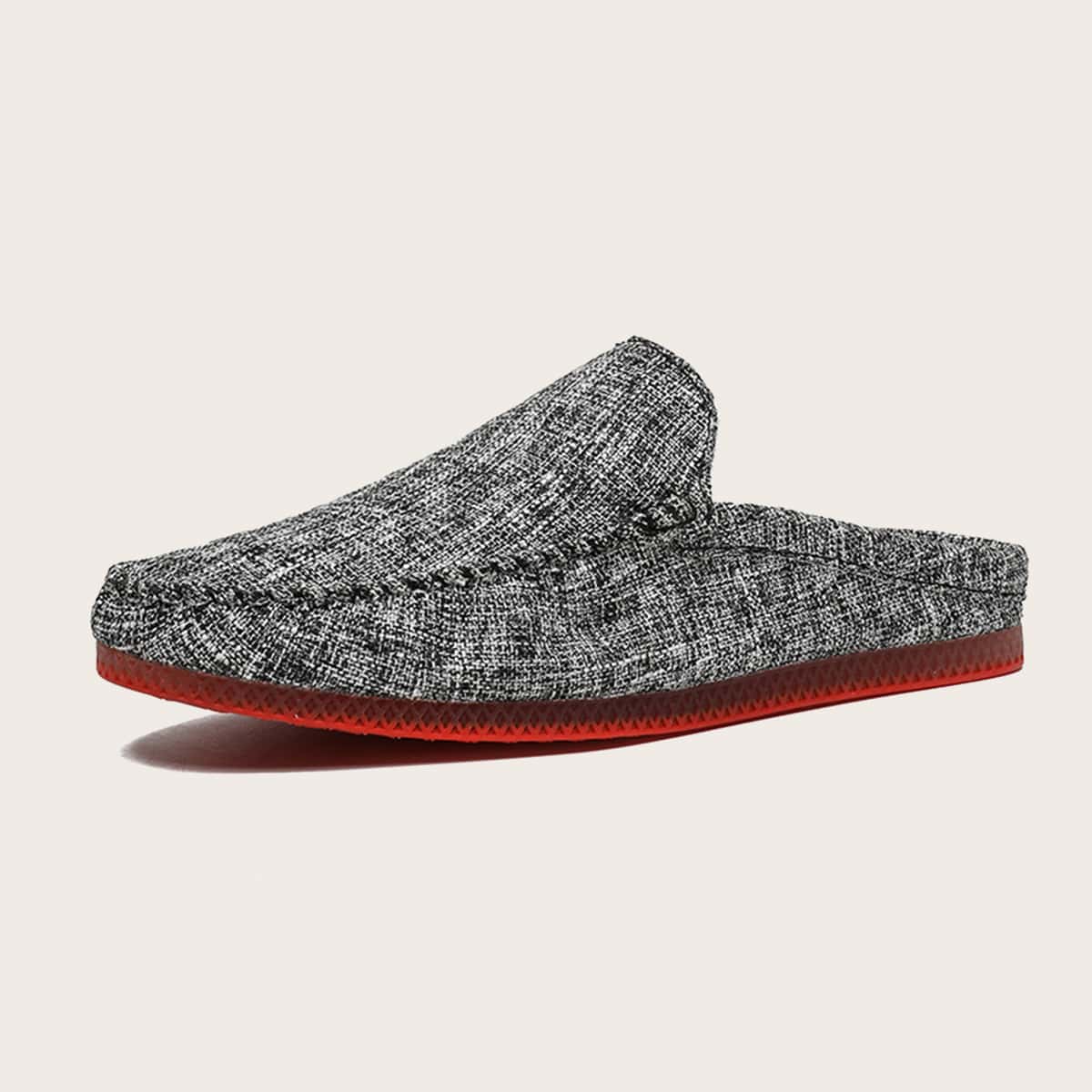 

Guys Slip On Loafer Mules, Grey
