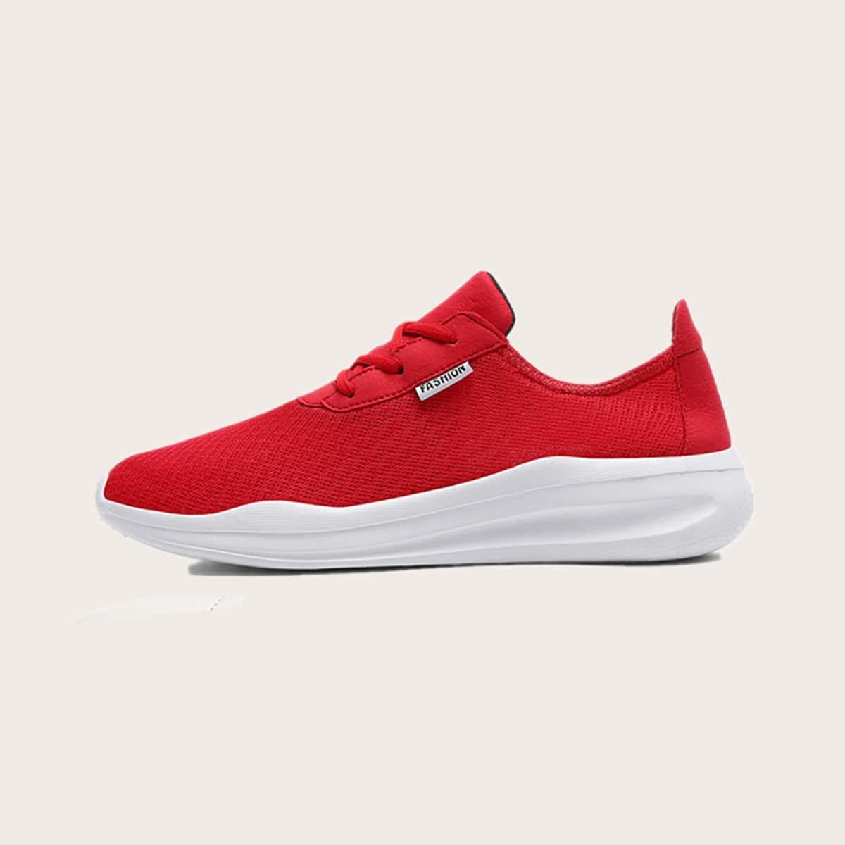 

Guys Lace-up Front Lightweight Sneakers, Red
